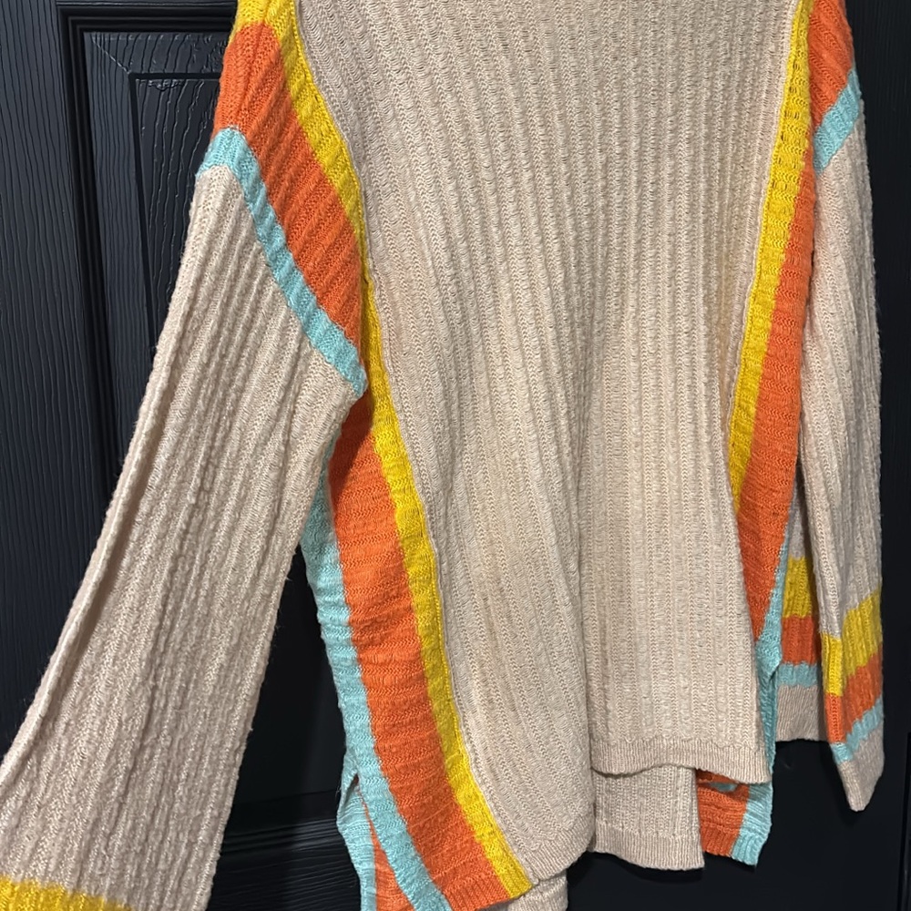 Colorful Fun Striped Women's Sweater